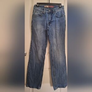 Rock&roll Men's Jeans Sz 28x34 Classic Blue Western Rodeo Nashville Party Sku21